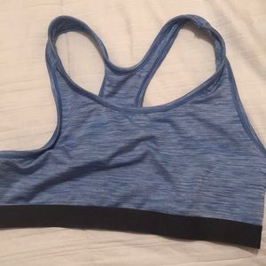 1 light blue sports bra